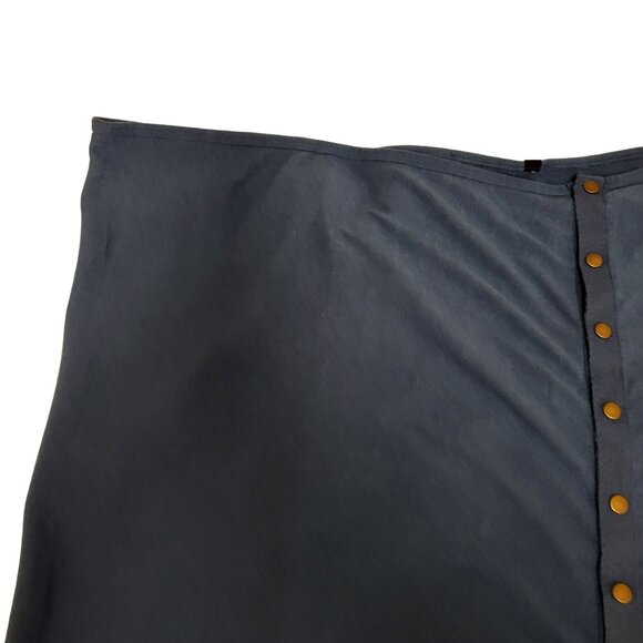 42 Pops Women Blue Neck Infinity Scarf Convertible Brass Snaps Women's One Size - Picture 6 of 14